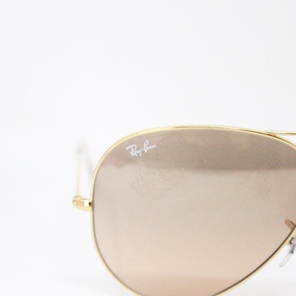 RAY-BAN #36057 Gold Tone Aviator Sunglasses main image 5